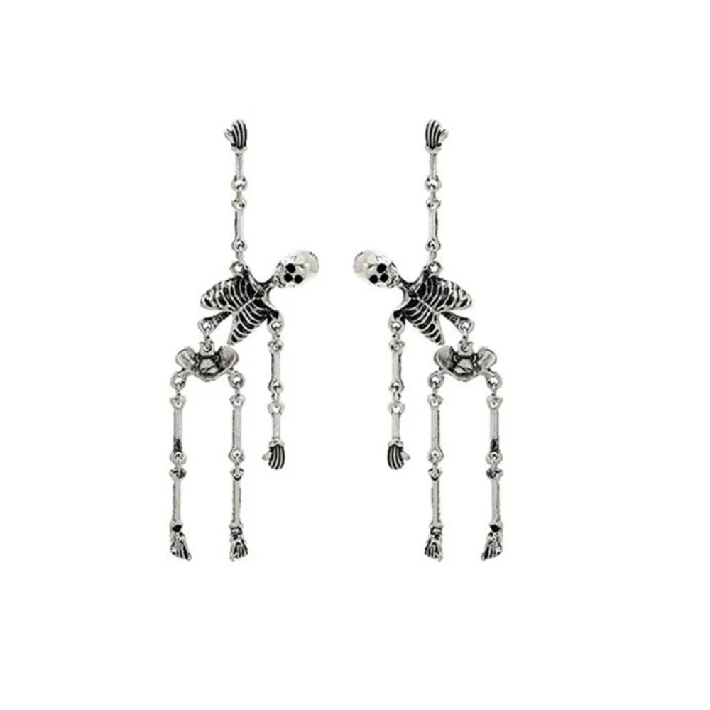 Halloween Skeleton Dangle Earrings