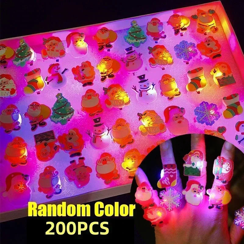 🎁LED Light Halloween Glowing Ring😍 - Set with 50pcs
